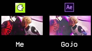 my blurrr app vs after effects | @GOJO Remake [AMV/Edit] screenshot 1