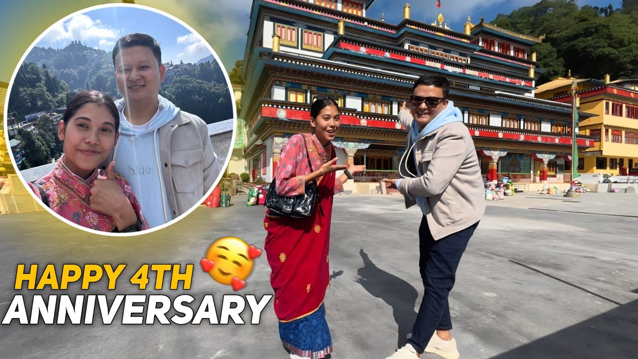 Happy 4th Anniversary 🥰 || Dali Monastery DARJEELING 