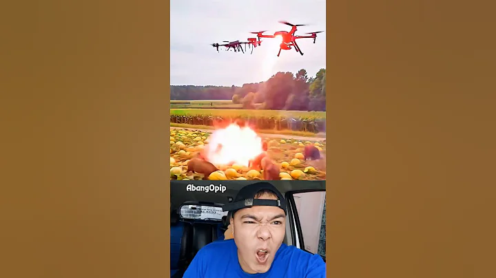 Drone to kill harmful boar #shorts #villagelife #smartfarming #rurallife