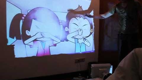 Motion Detection using C++ connect to AS3 by TUIO