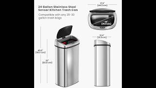 Revolutionize Your Waste The Ultimate Touchless Trash Can! #trash #sensor #kitchen #convenience #hom screenshot 4