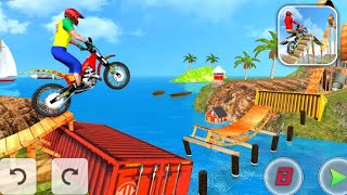 Bike Stunts Game: Tricky Bike Racing Gameplay (Android / IOS) screenshot 1