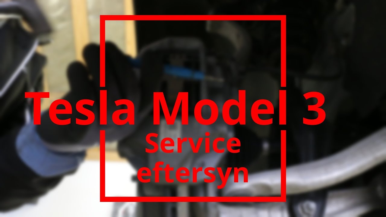 Tesla Model 3 - Serviceeftersyn