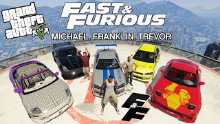 GTA 5 - Fast and Furious (Best of Stealing Fast and Furious Cars Compilation!) #part-2