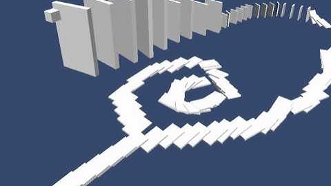 Domino fun with Unity game engine