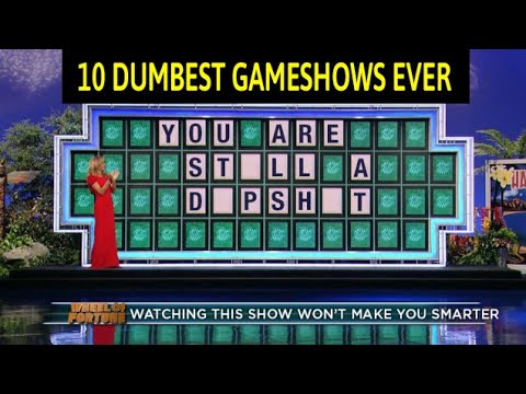 Top 10 Dumbest Game shows ever - YouTube