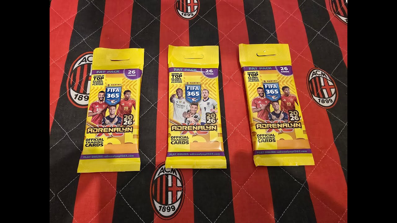 PANINI FIFA 365 2026 - OTWIERAM TRZY OSTATNIE FAT PACKI - CO CIEKAWEGO W NICH WPADŁO ???