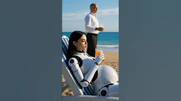 Accompany A Pregnant Woman To The Seaside Robots Robot 