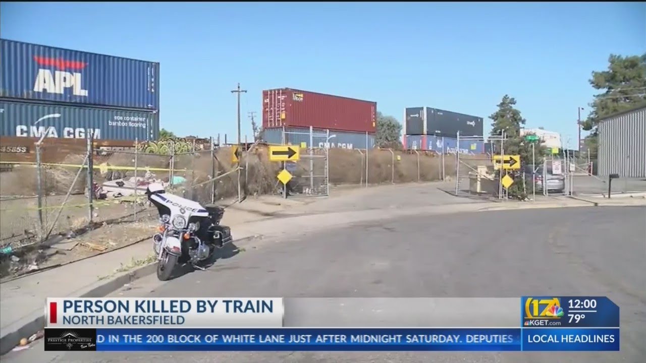 Pedestrian struck and killed by train Monday - YouTube