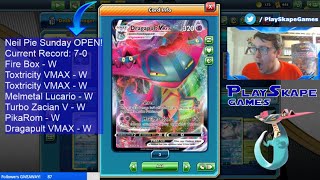We went 7-0 UNDEFEATED with Dragapult VMAX!! - Deck List & Gameplay - Rebel Clash Pokemon PTCGO