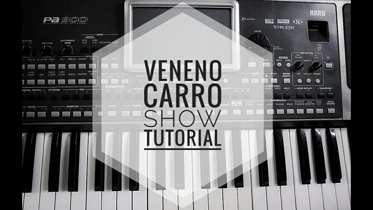 Veneno Carro Show Tutorial Teclado
