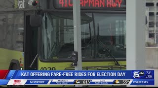 Knoxville Area Transit offers fare-free bus rides for election day