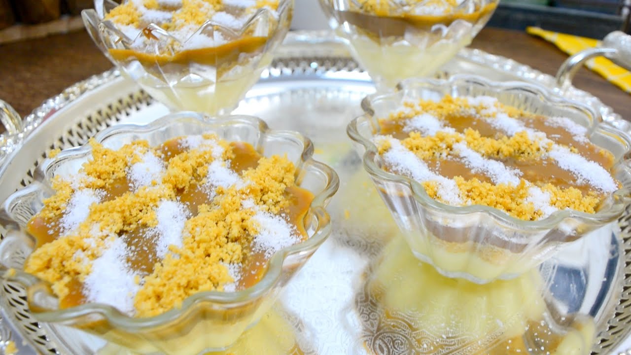 مهلبية بالكاكاو والكراميل