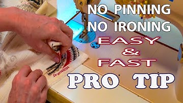 💁‍♀️PRO SECRET How To MATCH FABRICS PATTERNS 👌 NO PINNING or IRONING