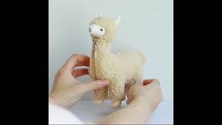 YOU+MORE! アルパカの毛刈りが楽しめる アルパカの毛刈りぬいぐるみ