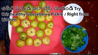 ఉసిరి రోటి పచ్చడి ఇలా చేసి చూడండి Healthy Gooseberry Pickle