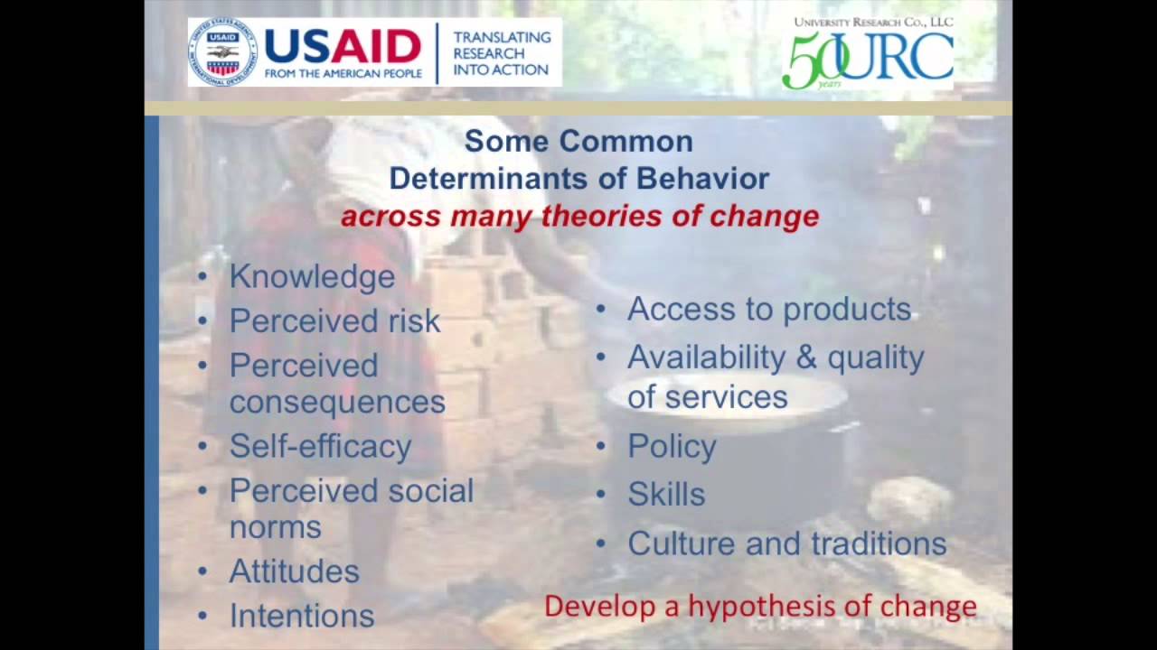 Behavior Change Approaches to Facilitate Clean Cooking and Reduce ...