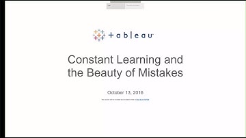 Think Data Thursday:  Constant Learning and the Beauty of Mistakes