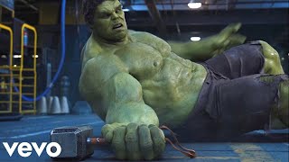 Akon - Right Now (AIZZO Remix) Thor vs Hulk - Fight Scene - The Avengers [4K]