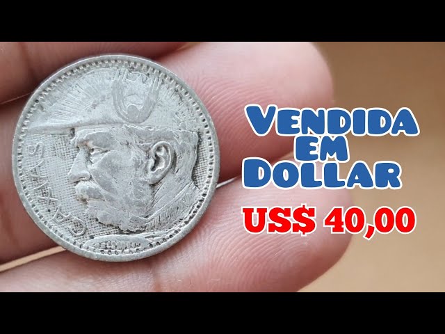 Moeda 2000 Réis 1935 CAXIAS, prata fácil de vender ,valores
