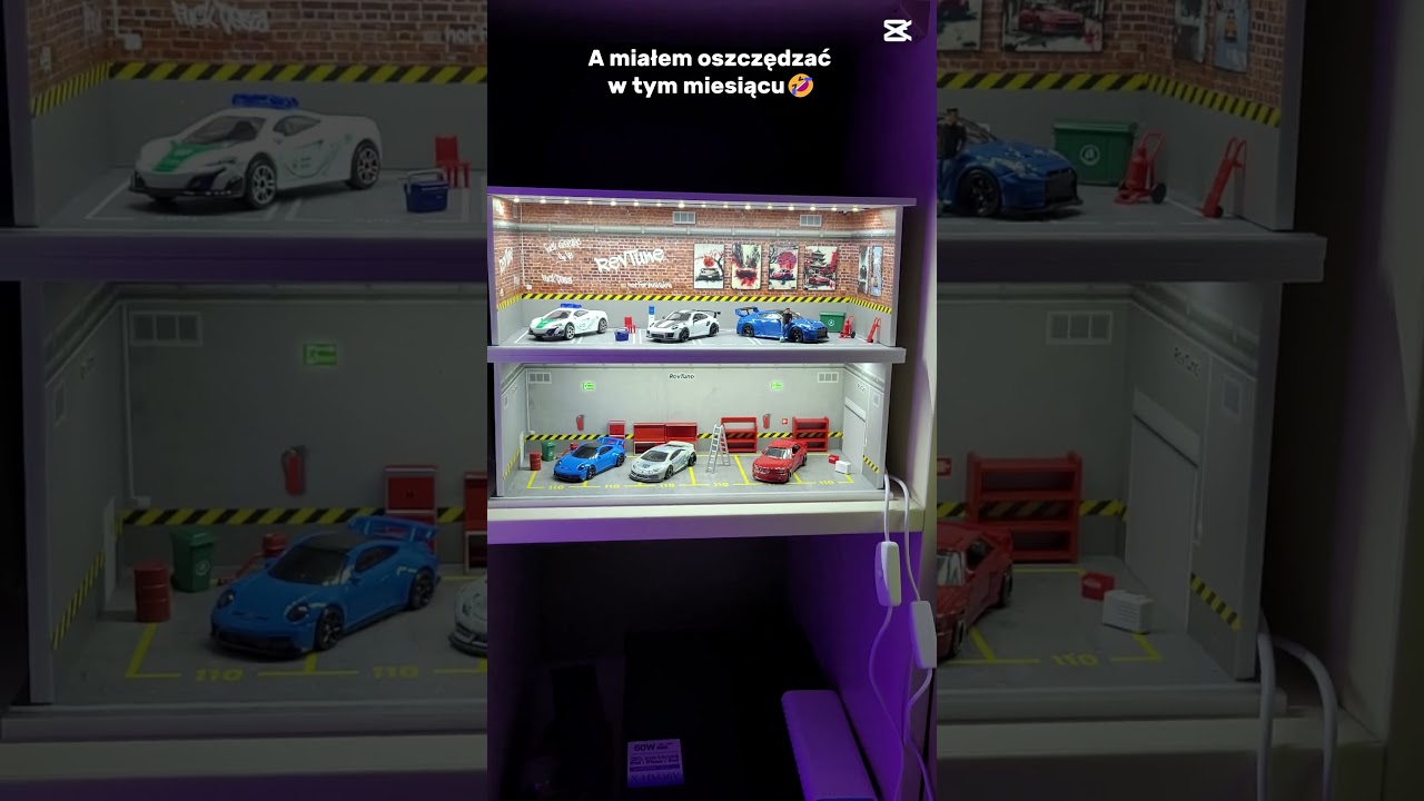 Garaż w skali 1/64 Hot Wheels