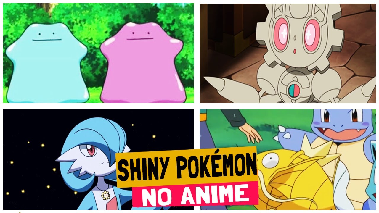 TODOS OS SHINY POKÉMON QUE JÁ APARECERAM NO ANIME! 