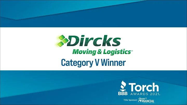 Greater Arizona Torch Awards Category V Winner | Dircks Moving & Logistics