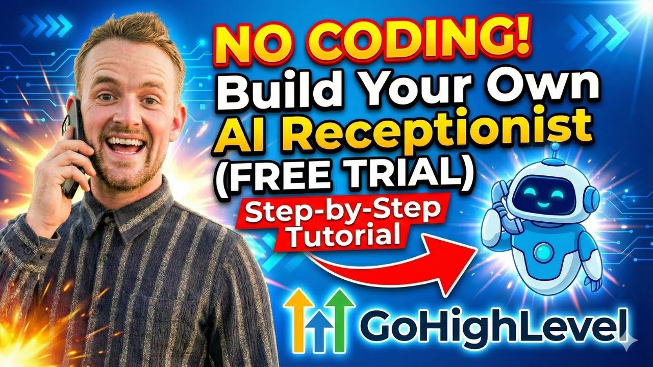 Build an AI Receptionist With Go High Level | AI Voice Agent Step-by ...