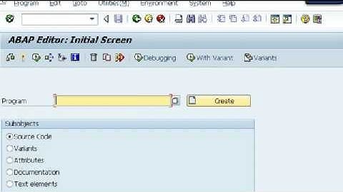 HOLA MUNDO EN LENGUAJE SAP- ABAP