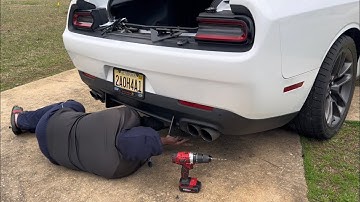 Installing Rear Diffuser Fins On My Scatpack