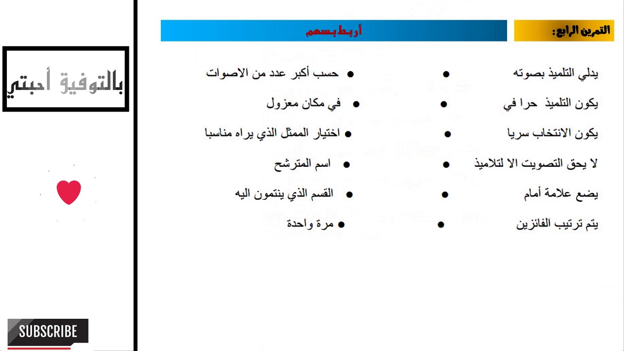 نموذج امتحان الفصل الثالث في مادة التربية المدنية - لتلاميذ السنة الثالثة ابتدائي 2018