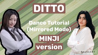 NEW JEANS Ditto- Dance Tutorial (MINJI version)