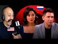 American Reacts To Камеди Клаб «Соседи» Демис Карибидис, Тимур Батрутдинов, Марина Кравец 