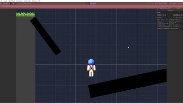 Прототип игры "Маг Равновесия". Управляемый прыжок в высоту. Глаза персонажа. Unity 2017