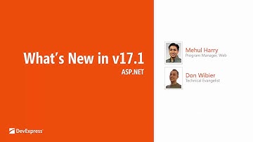 New in v17.1: ASP.NET, MVC and Bootstrap Controls