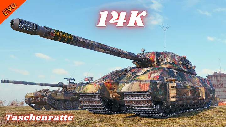 Taschenratte 14K Damage & E 100 10K & BZT-70 10.8K Dmg 10 Kills | World of Tanks | Mir Tankov