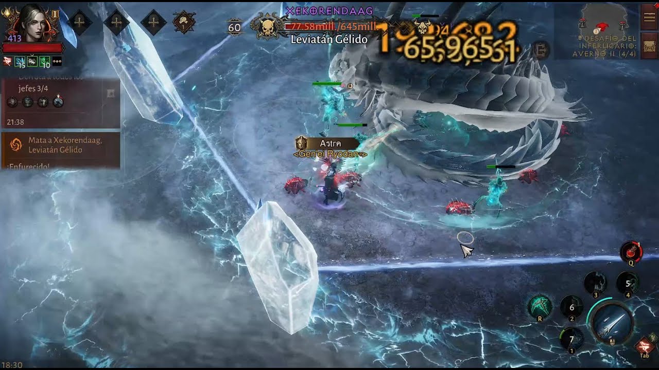 Diablo Immortal - Necromancer, Inferno 2 Helliquary Gauntlet, Solo Run (22:15)