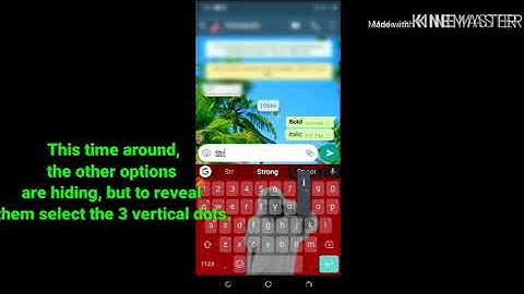 HOW TO BOLD , ITALIC, UNDERLINE, STRIKETHROUGH N  MONOSPACE TEXT ON WHATSAPP WITHOUT DOWNLOADING APP