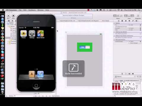iPhone iPad Tutorial & Lesson 6  UISwitch using IB and Code720p H 264 AAC new