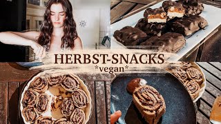 *vegane* Herbst-Snacks?(snickers & cinnamon rolls) | Fabienne Bethmann