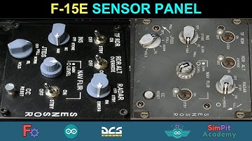 Episode 8 How to build DCS F-15E Sensor Panel #dcs #arduino #flightsimulator