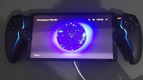 HOW TO ACESS SETTINGS AND TOUCH PAD PLAYSTATION PORTAL