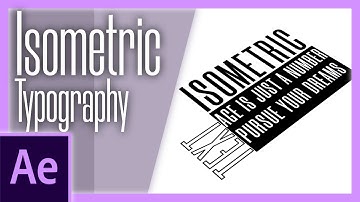 Isometric Typography Animation in AE | After Effects Tutorial