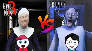 GRANNY 4 vs EVIL NUN 3 - Secrets Challenge | Khaleel And Motu