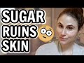 Sugar RUINS SKIN: wrinkles, aging, acne, sagging| Dr Dray
