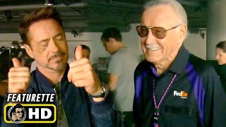 The MCU Stan Lee Cameos [HD] Marvel's Tribute & Behind the Scenes