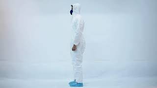 Coverall Disposable Isolation Suit Chemical Protective clothing Hazmat Suits