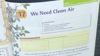 Class 3 Lesson 17: We Need Clean Air.