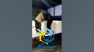 Koller 10 tons/day ice block machine in installation site #ChinaIceBlockMakerSupplier