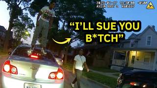 Watch Entitled Suspect Kicks Officer in the Face After Attacking Staff Members (Bodycam)